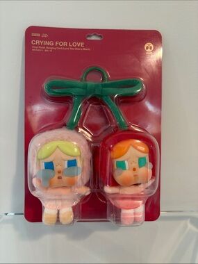 Crying for Love Hanging Cherry Plush Duo - Pink & Red